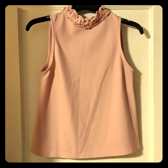 ASOS Tops - Asos pink sleeveless top with ruffled collar